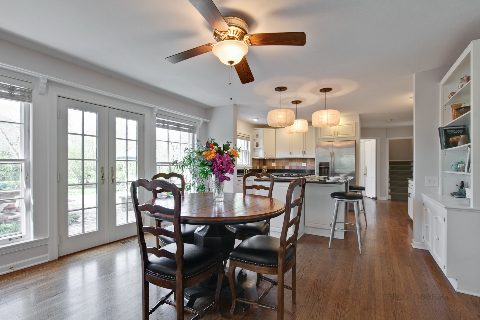 1991 Pheasant Trail Inverness, IL 60067 - Photo 15 of 53 a view of a dining room with furniture window and wooden floor