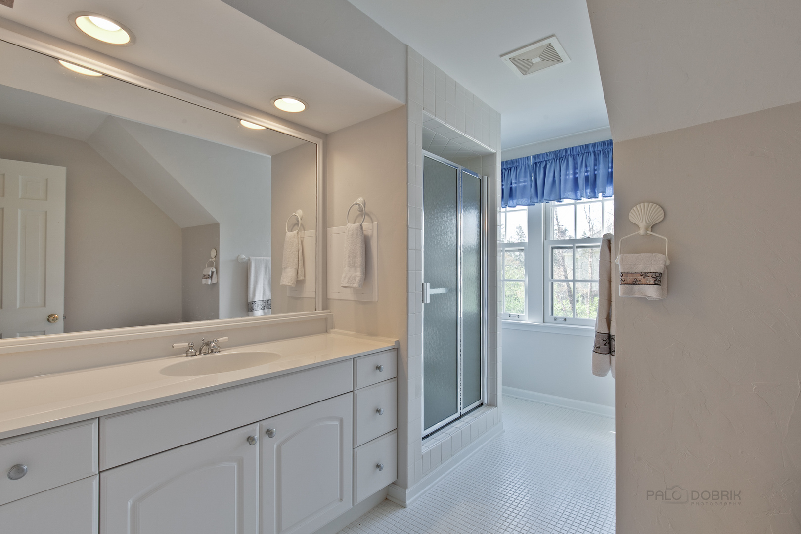 1991 Pheasant Trail Inverness, IL 60067 - Photo 37 of 53 a bathroom with a shower sink and mirror