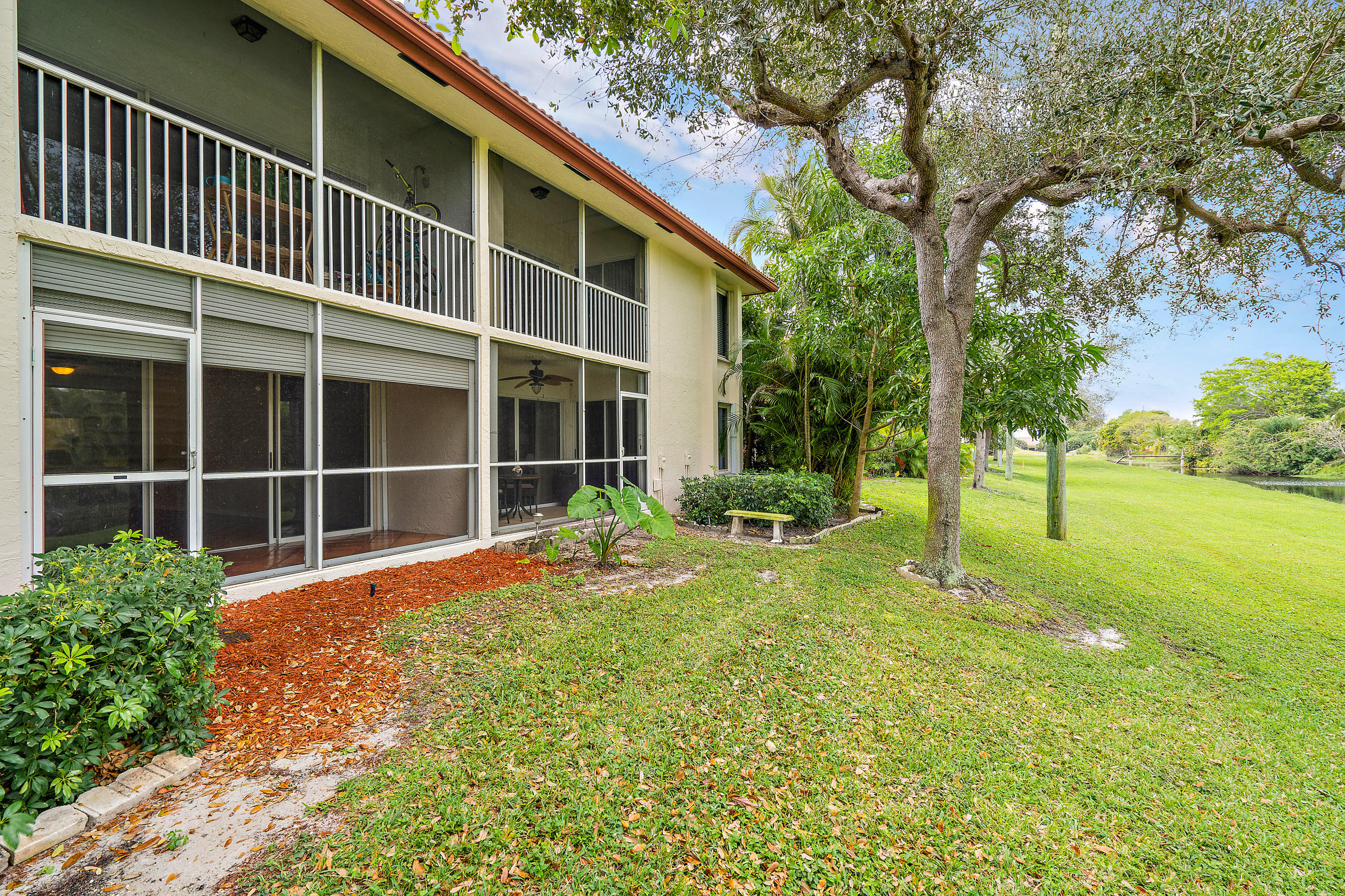 320 Northwest 67th Street, Unit C107 Boca Raton, FL 33487 - Photo 15 of 22 Backyard!