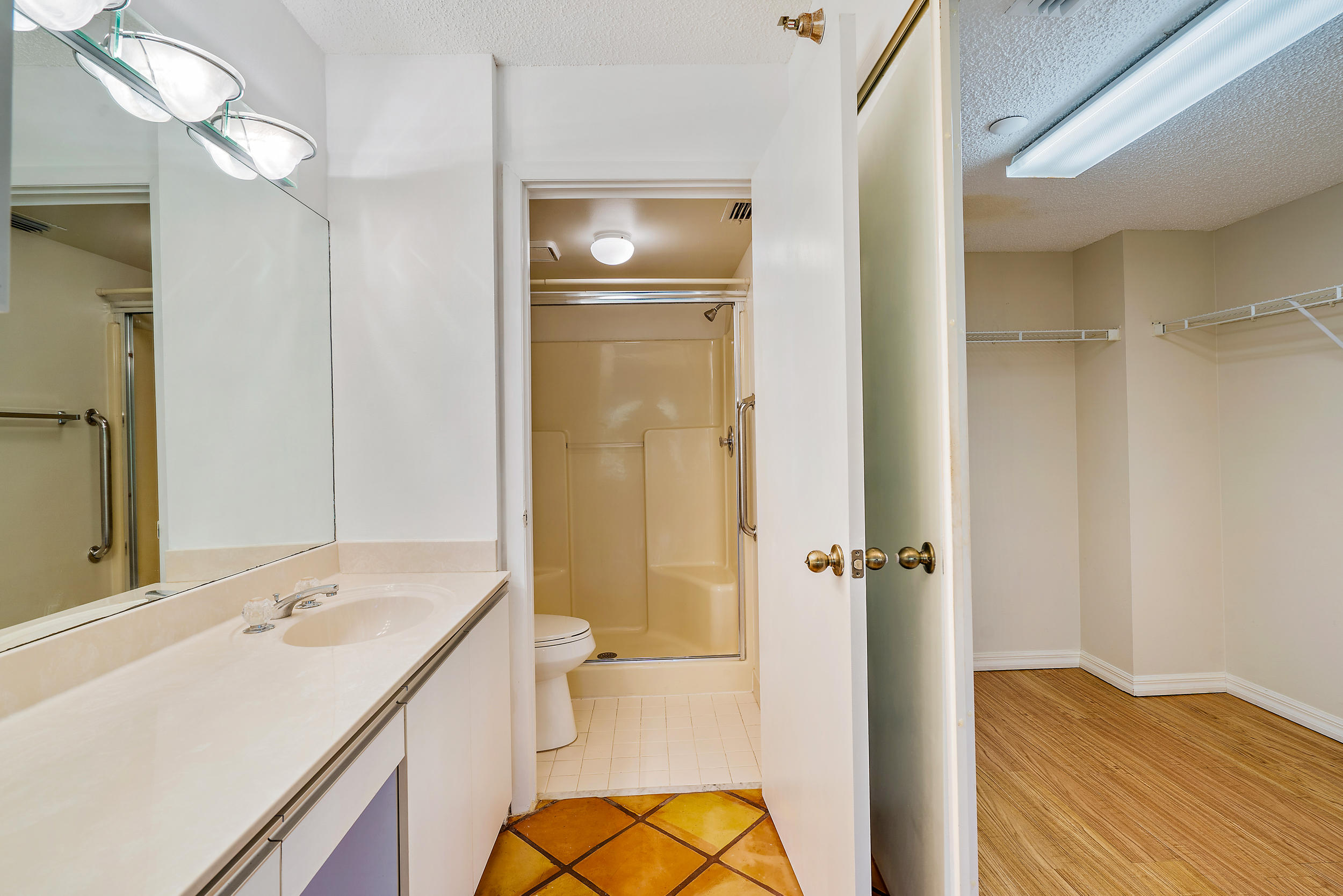 320 Northwest 67th Street, Unit C107 Boca Raton, FL 33487 - Photo 8 of 22 Master Bath/Walk in Closet!