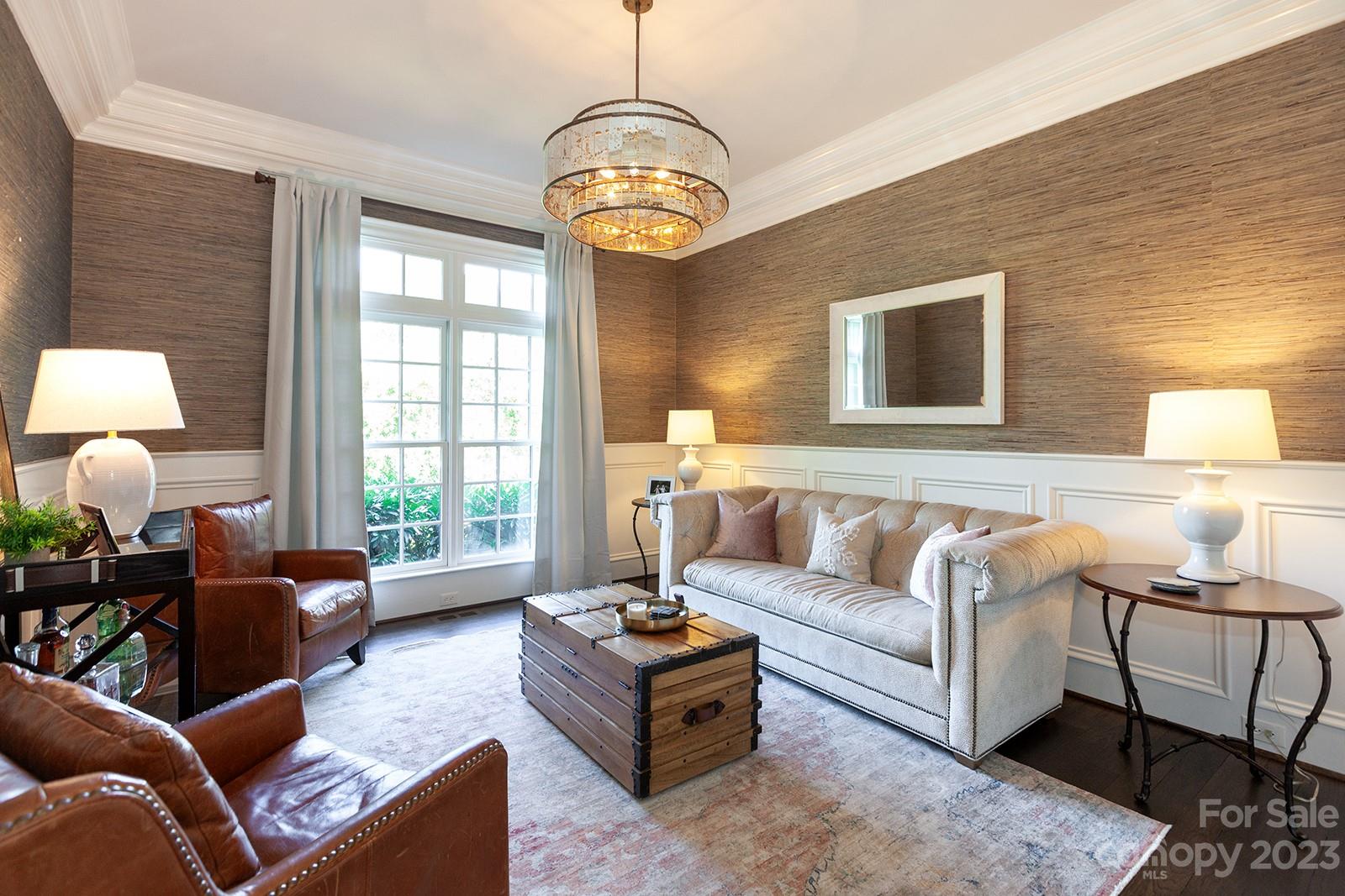 1925 Shoreham Drive Charlotte, NC 28211 - Photo 11 of 48 a living room with furniture and a large window