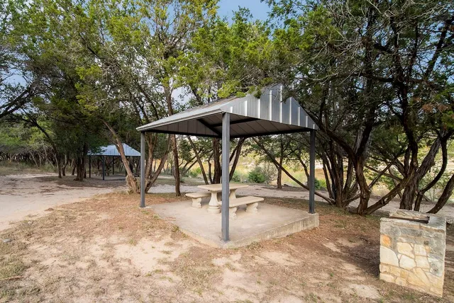 a view of outdoor space with seating