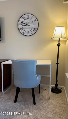 a view of livingroom with furniture