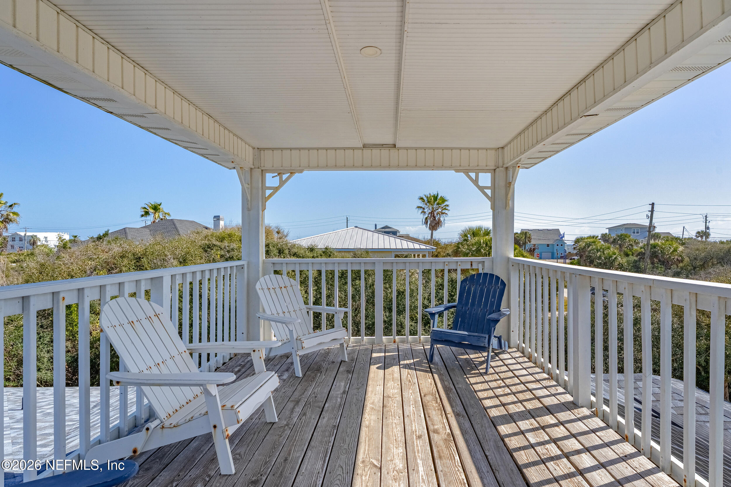 118 3rd Street St. Augustine, FL 32084 - Photo 48 of 77 a view of balcony with furniture