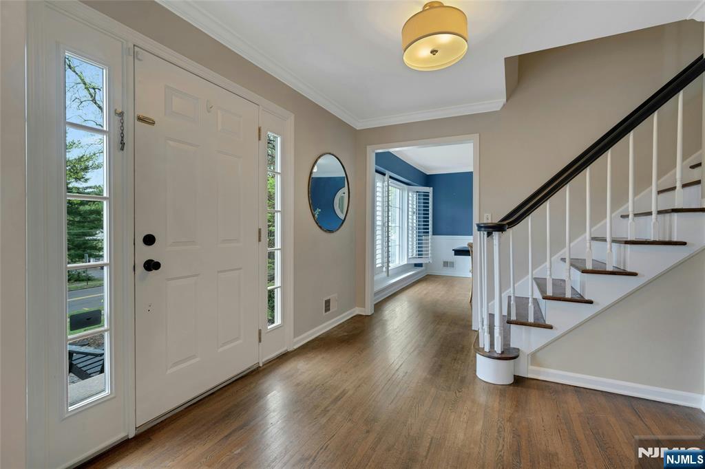 744 River Road Chatham, NJ 07928 - Photo 2 of 19 a view of entryway with wooden floor