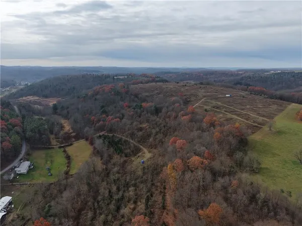 a view of a city from a balcony