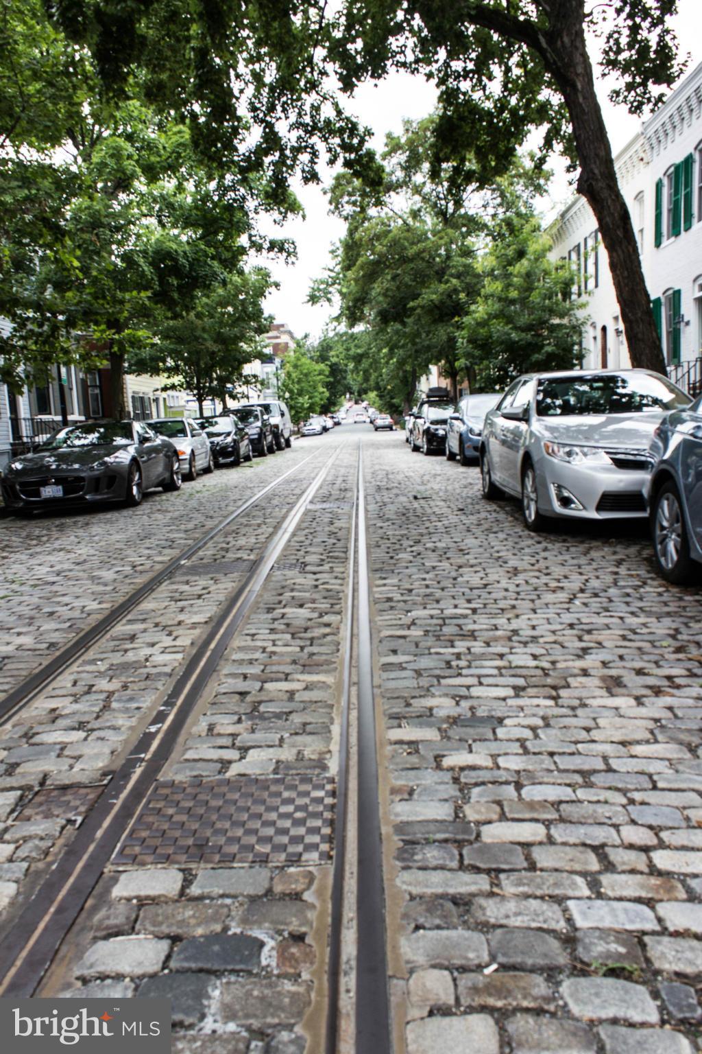 3409 O Street Northwest Washington, DC 20007 - Photo 28 of 30 Historic Cobblestone Street Dating to 1800s