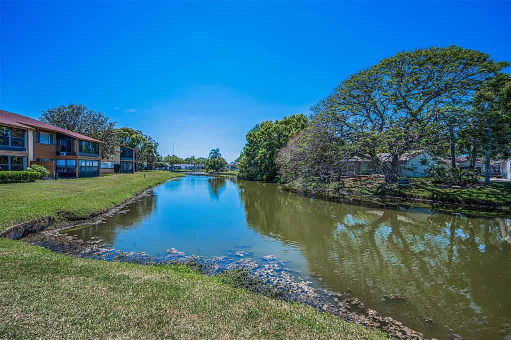 3847 Lighthouse Way, Unit 3847 New Port Richey, FL 34652 - Photo 13 of 89 a view of a lake with houses in the background