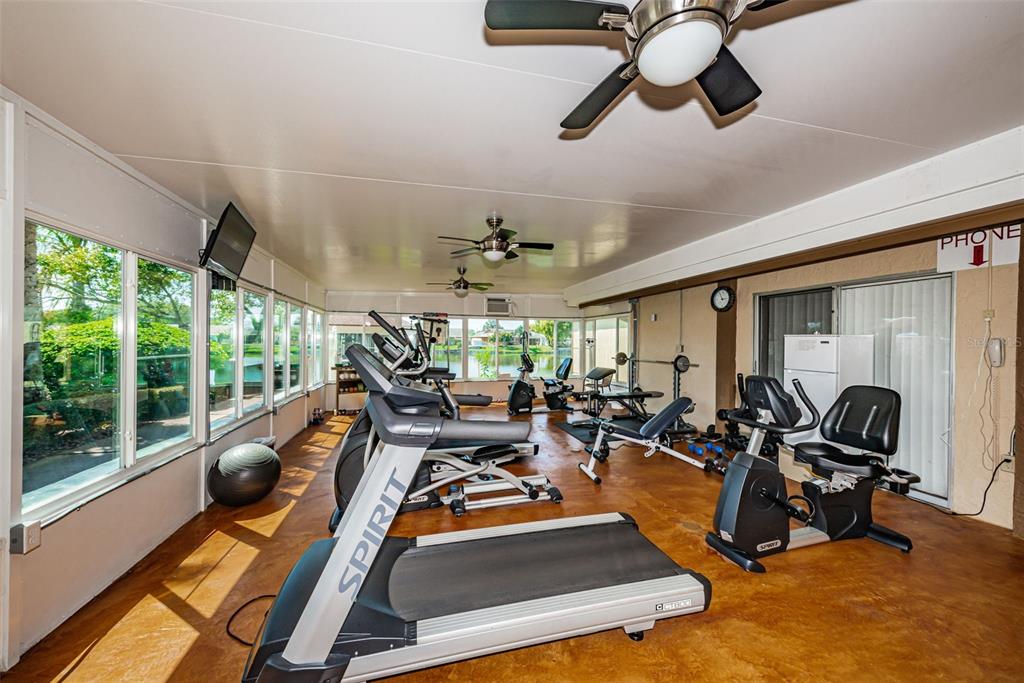 3847 Lighthouse Way, Unit 3847 New Port Richey, FL 34652 - Photo 71 of 89 a view of a room with gym equipment