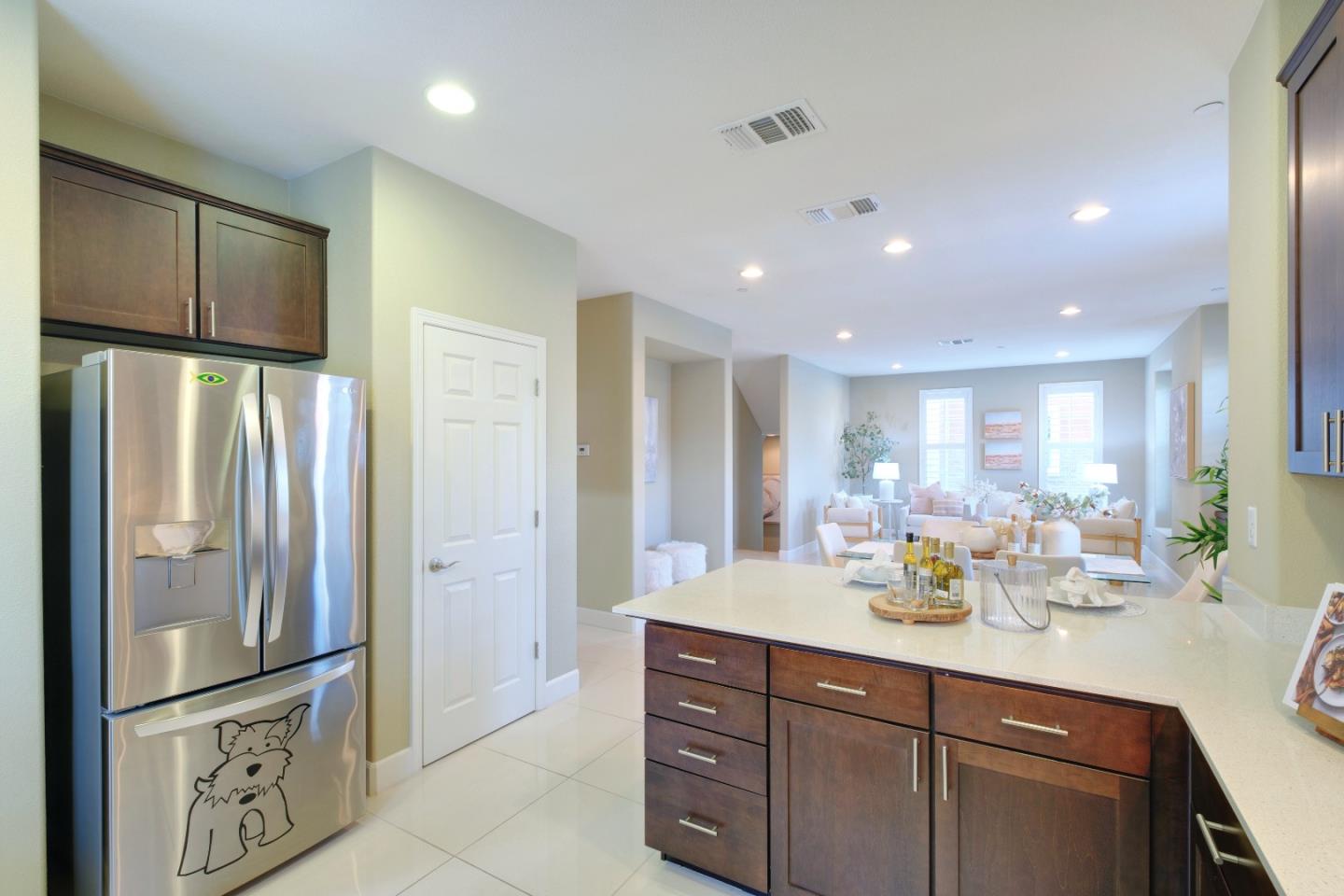 1059 Eagle Way San Jose, CA 95131 - Photo 15 of 56 a kitchen with stainless steel appliances a refrigerator and cabinets