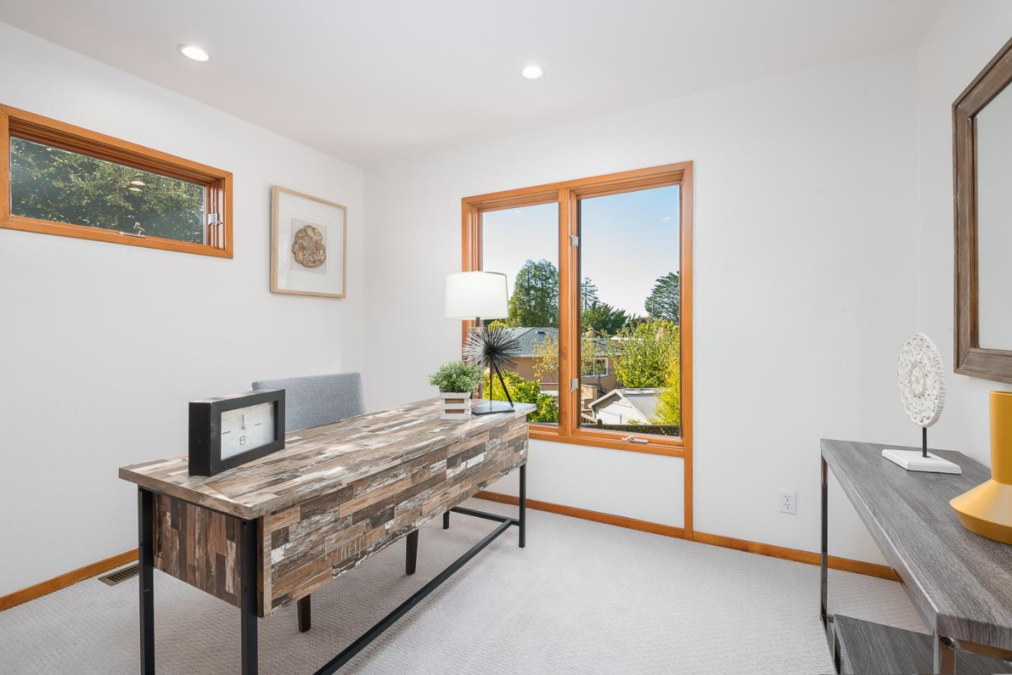 3217 Upper Lock Avenue Belmont, CA 94002 - Photo 21 of 59 a room with a bed and a table