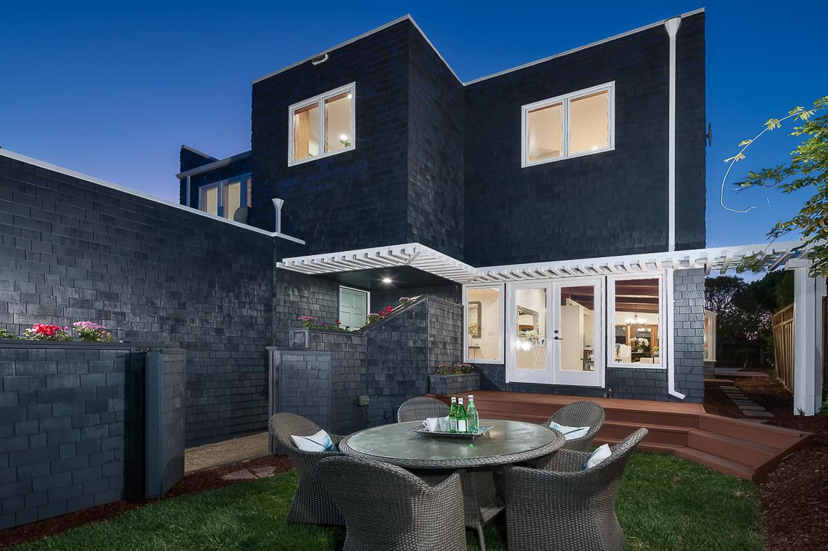 3217 Upper Lock Avenue Belmont, CA 94002 - Photo 52 of 59 a front view of a house with a yard