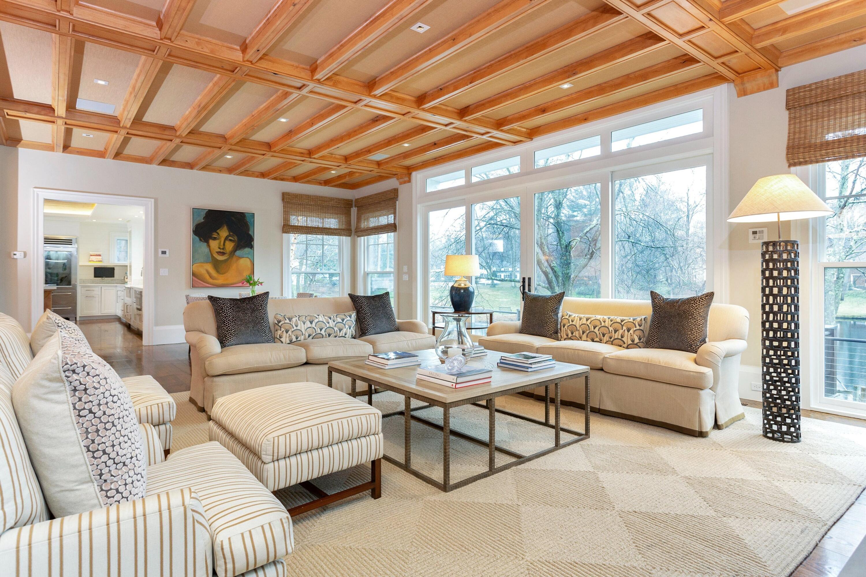 20 Driftway Lane Darien, CT 06820 - Photo 14 of 76 a living room with furniture and a large window