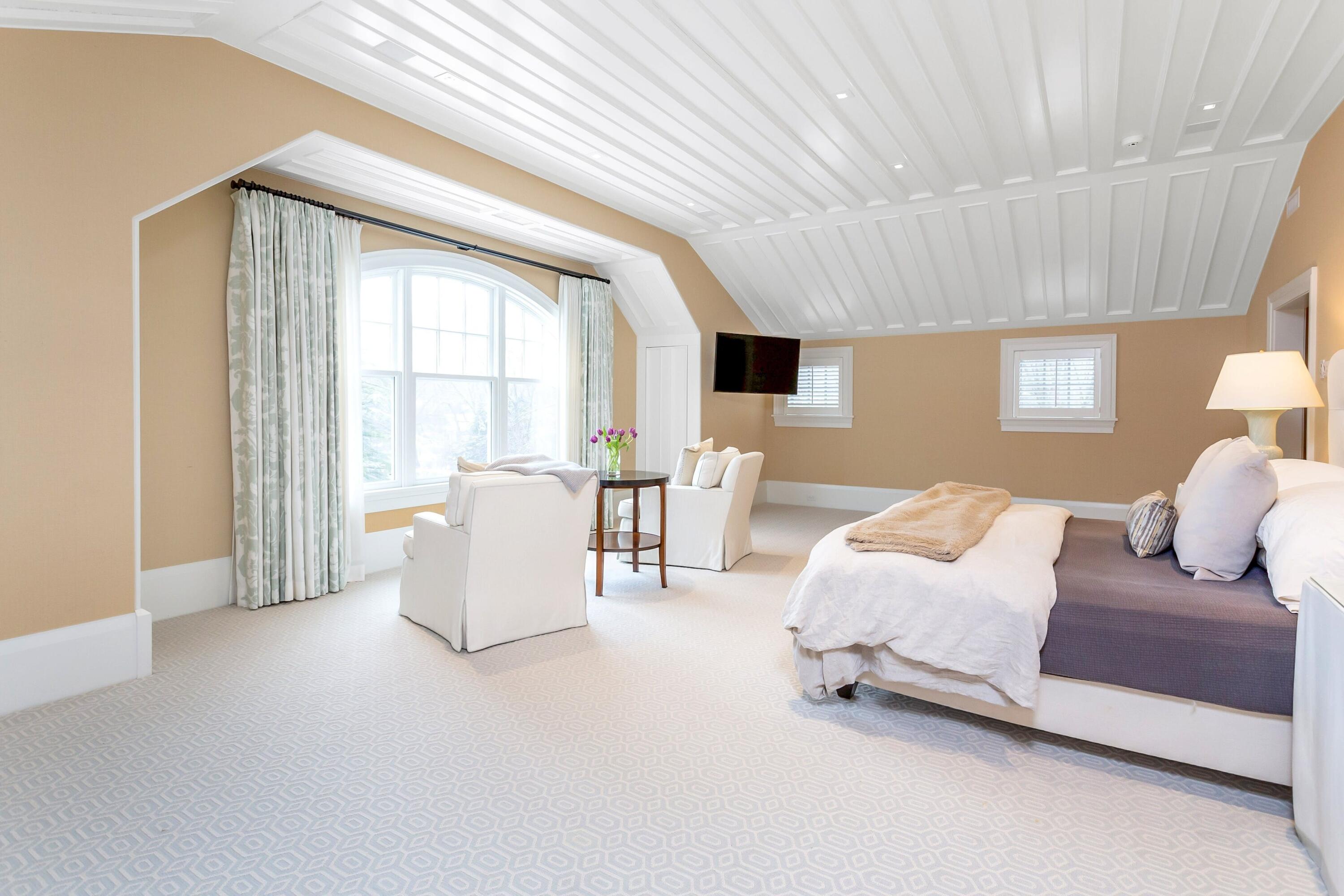 20 Driftway Lane Darien, CT 06820 - Photo 32 of 76 a bedroom with furniture and a large window