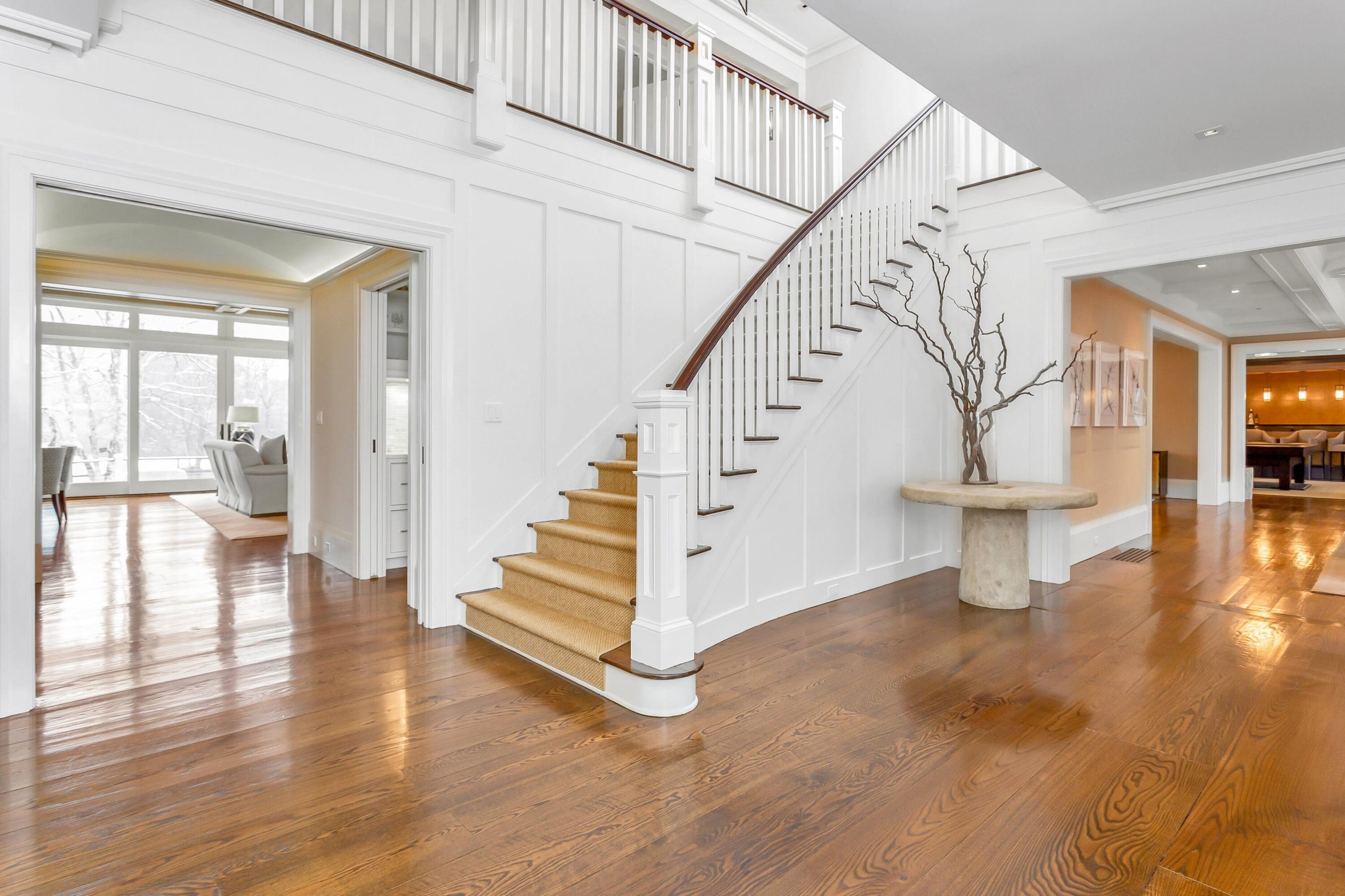 20 Driftway Lane Darien, CT 06820 - Photo 6 of 76 a view of entryway and hall with wooden floor