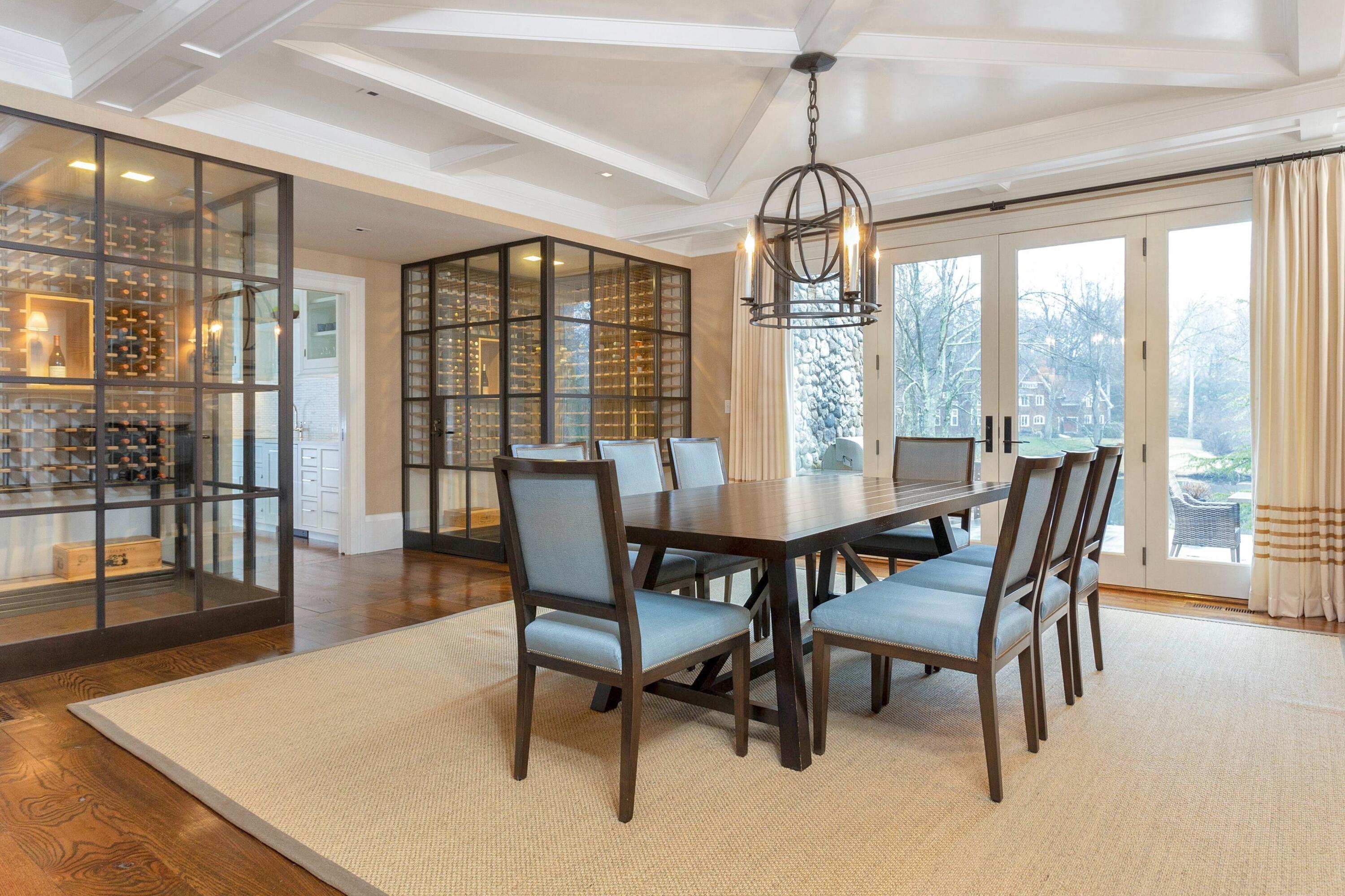 20 Driftway Lane Darien, CT 06820 - Photo 10 of 76 a view of a dining room with furniture window and wooden floor
