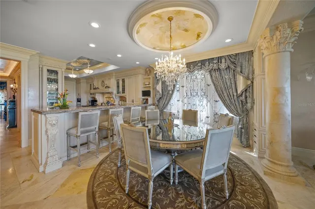 a large bathroom with a sink a large mirror and a shower