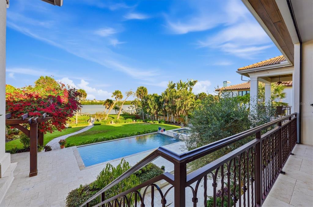 3210 Casey Key Road Nokomis, FL 34275 - Photo 61 of 77 a view of a bench in balcony