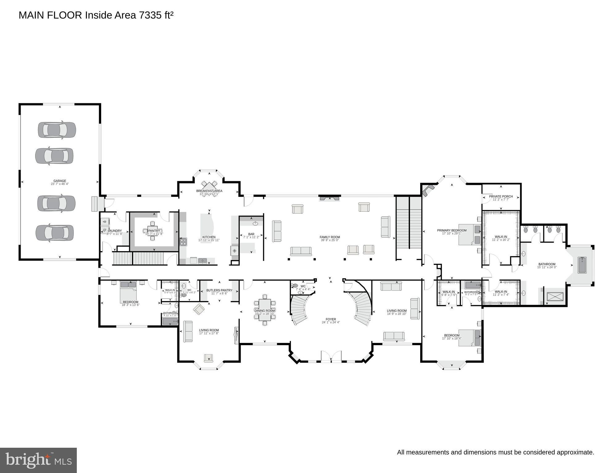 11704 Centurion Way Potomac, MD 20854 - Photo 90 of 93 Main Level Floor Plan