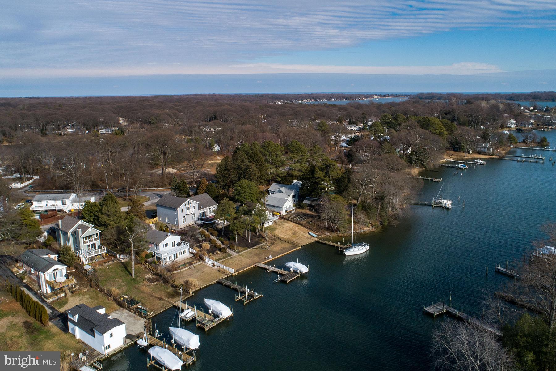 1253 Magothy Road Pasadena, MD 21122 - Photo 3 of 49 The home has a deep water private pier