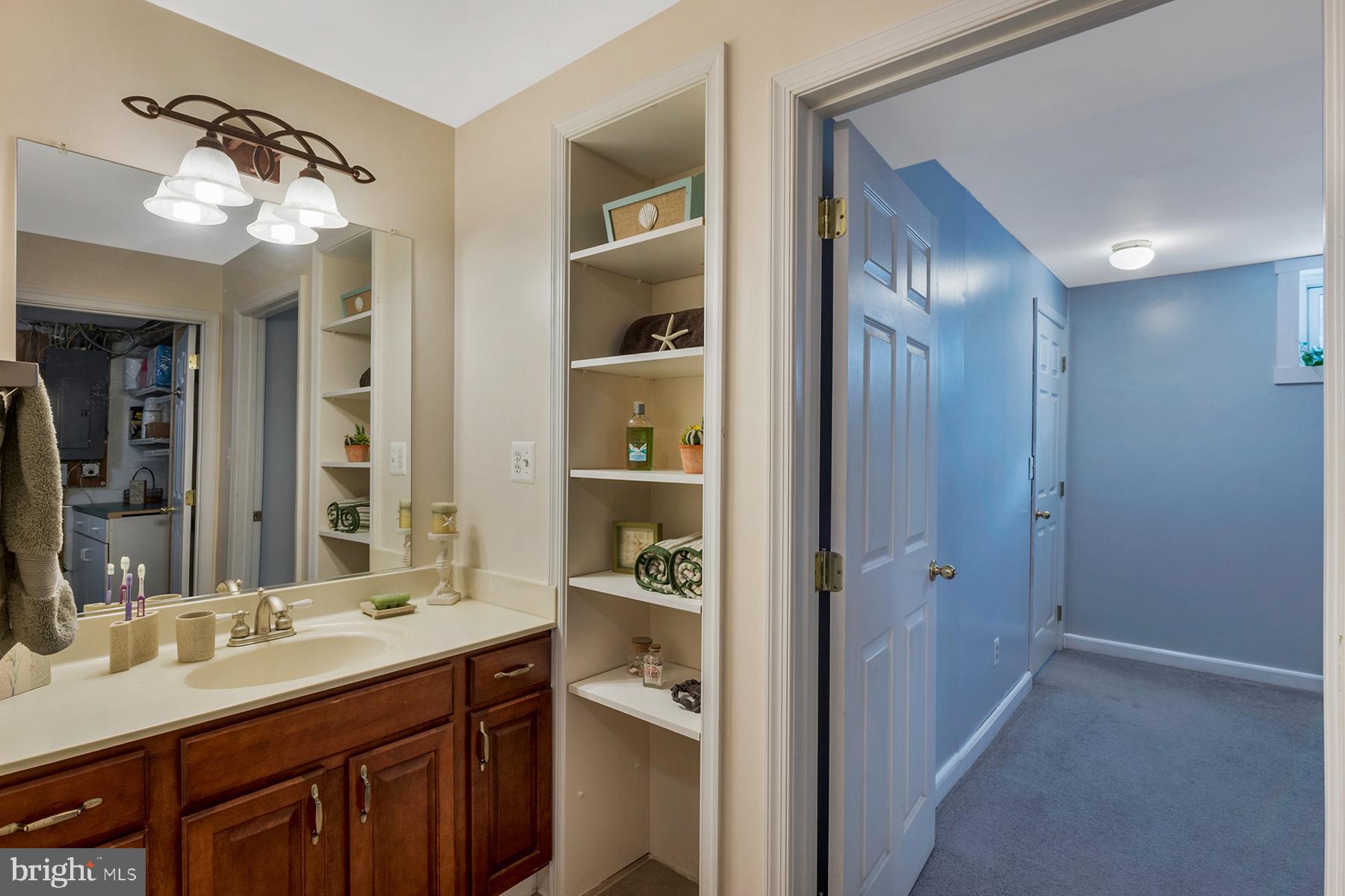 1253 Magothy Road Pasadena, MD 21122 - Photo 29 of 49 The lower level bathroom is spacious