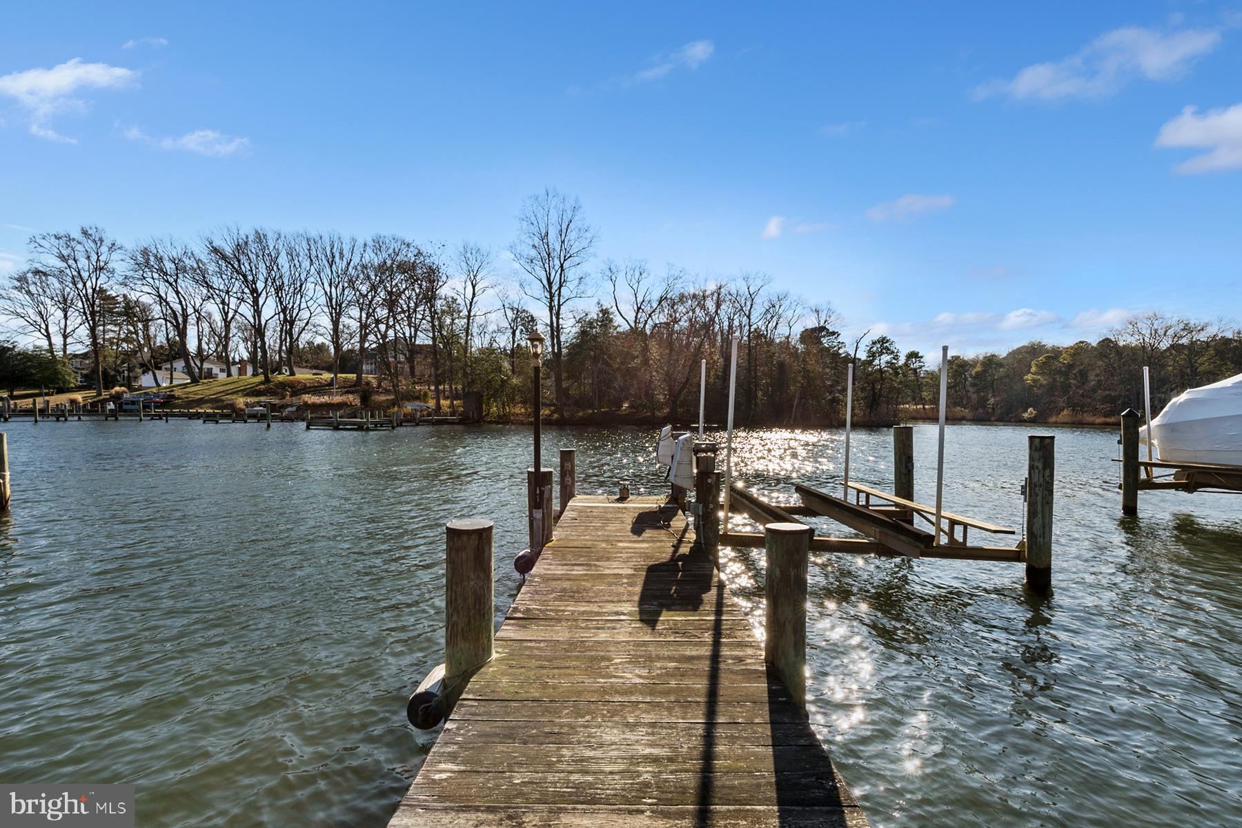 1253 Magothy Road Pasadena, MD 21122 - Photo 36 of 49 The private deep water pier is just a few steps