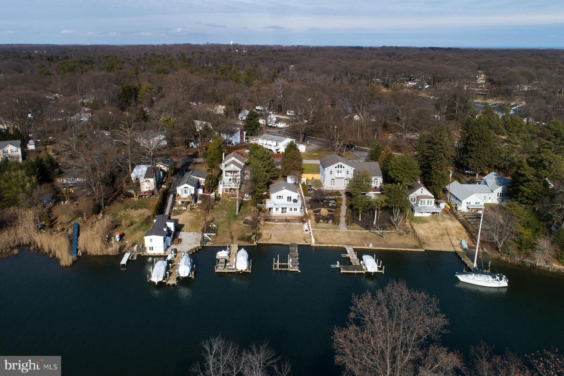 1253 Magothy Road Pasadena, MD 21122 - Photo 46 of 49 Aerial view of the property