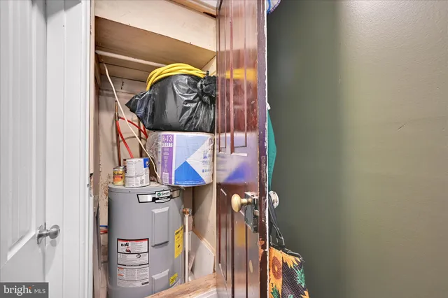 a close view of walk in closet