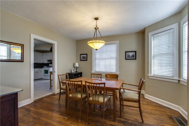 3613 Robin Road Nashville, TN 37204 - Photo 5 of 20 Huge dining room with hardwood flooring, large windows