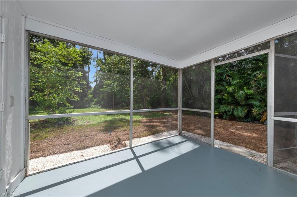 19133 Tangerine Road Fort Myers, FL 33967 - Photo 8 of 17 View of unfurnished sunroom
