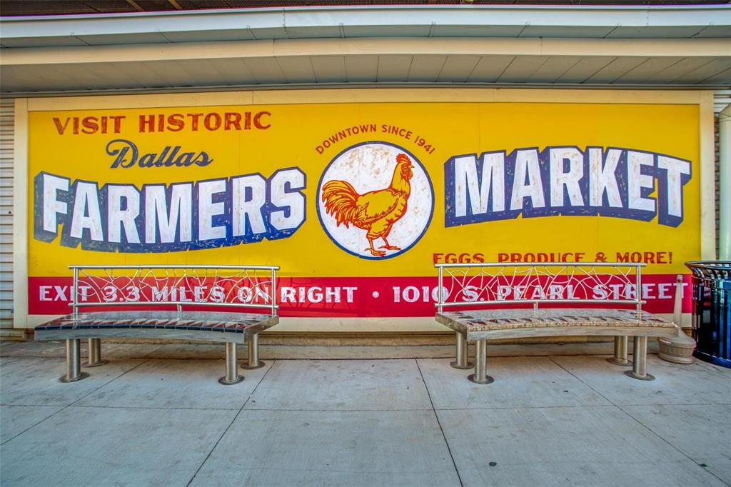 2220 Canton Street, Unit 101 Dallas, TX 75201 - Photo 18 of 20 Historic Dallas Farmers Market mural