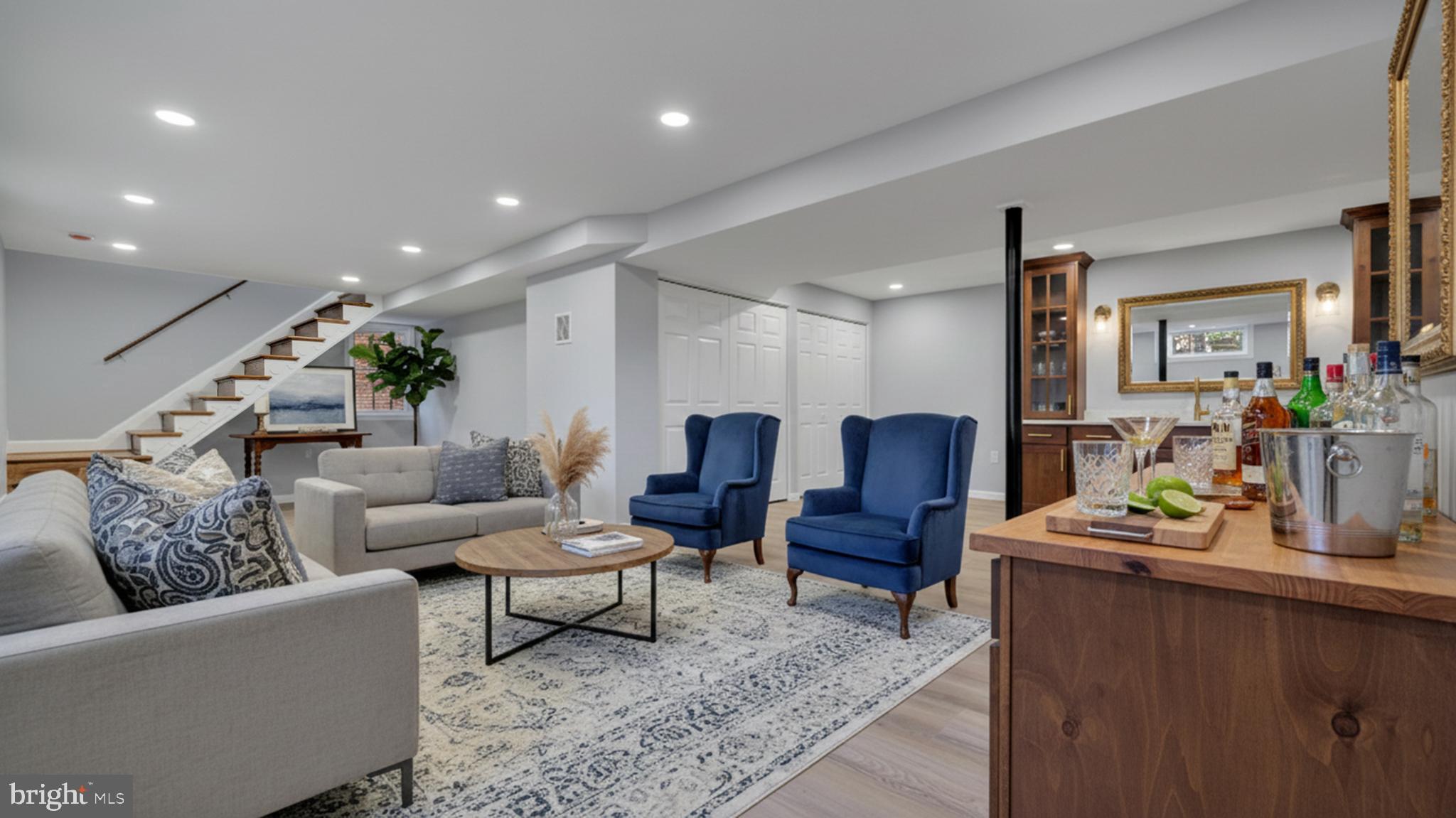 1409 Crestridge Drive Silver Spring, MD 20910 - Photo 17 of 33 Wet Bar and family room