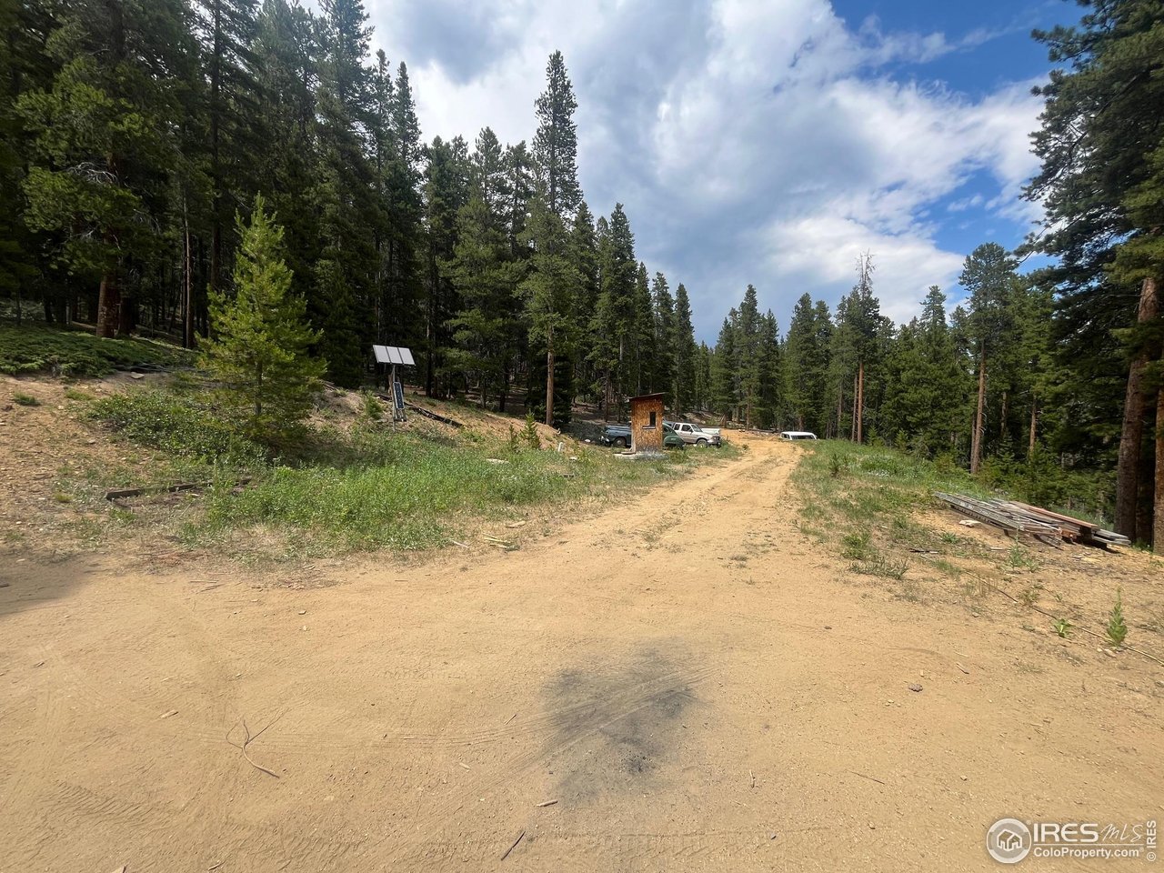 3533 Gamble Gulch Road Black Hawk, CO 80422 - Photo 17 of 18 a view of dirt yard with trees