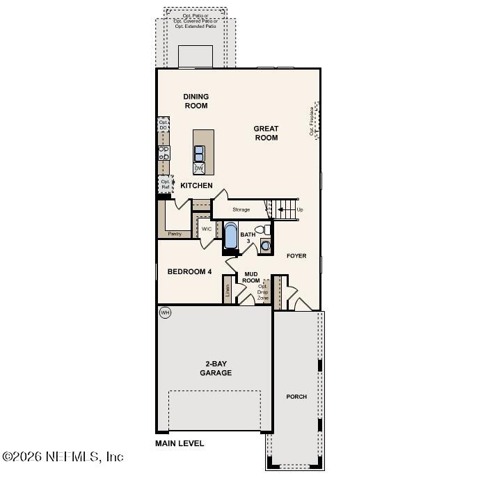 1336 Ribbon Place Palm Coast, FL 32164 - Photo 4 of 8 SantaRosa-II-floor-1