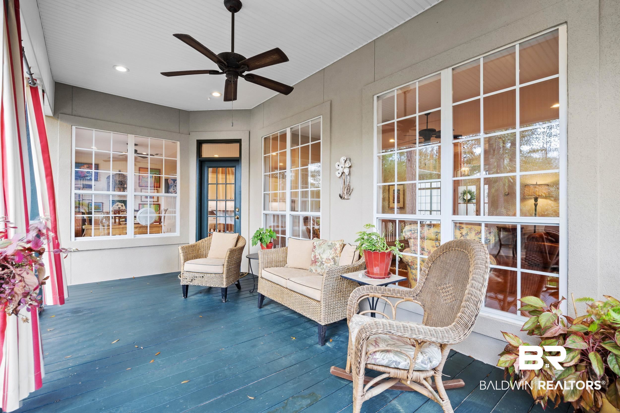 104 Pebble Court Fairhope, AL 36532 - Photo 44 of 73 Enjoy tranquility on this awesome back porch