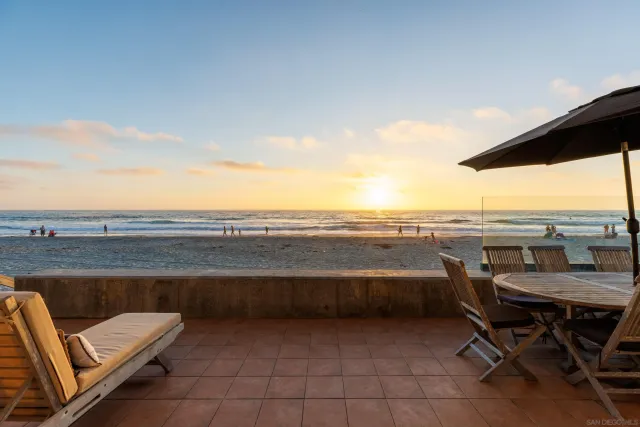 a view of a chairs and table on the terrace