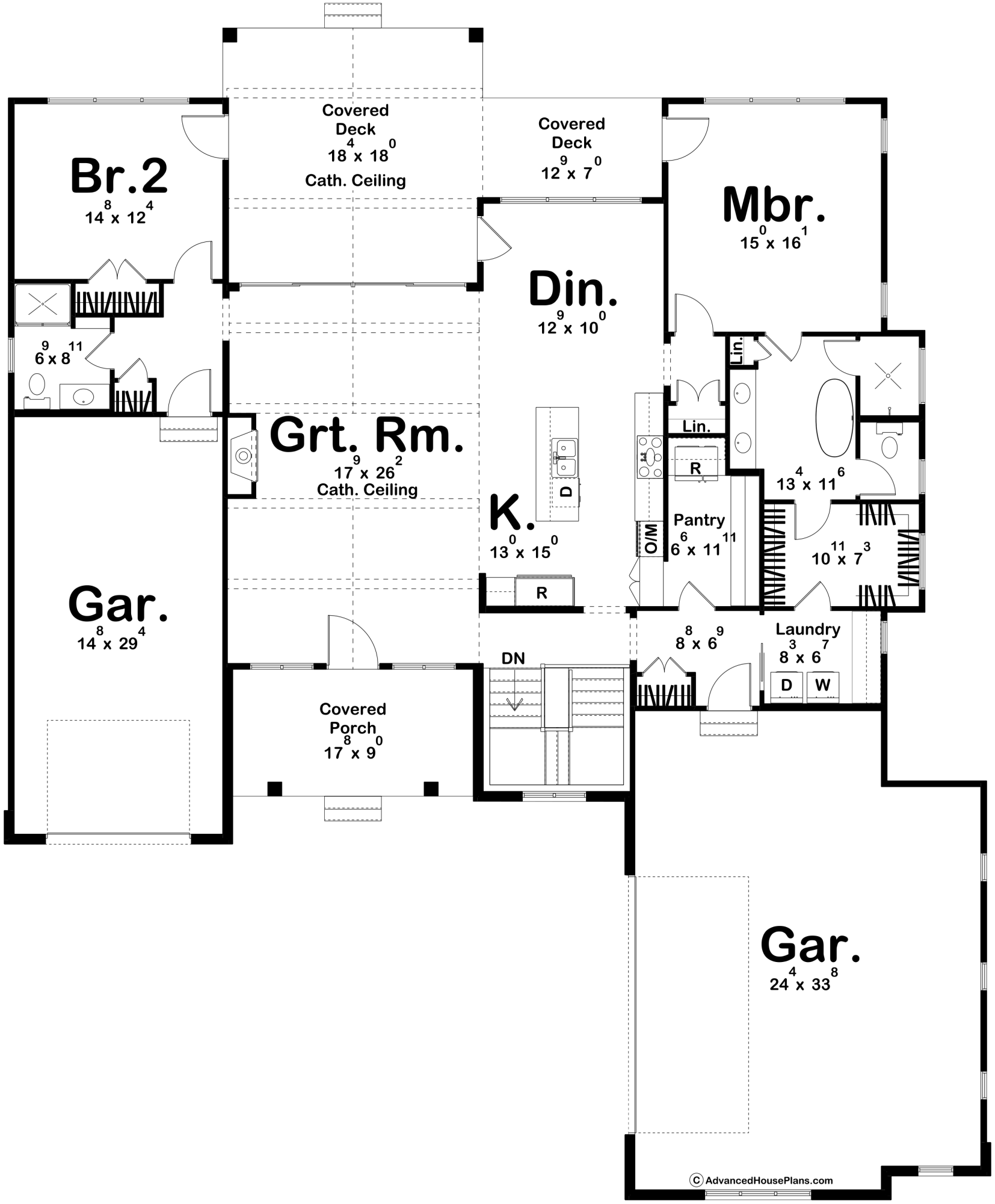 1207 Overlook Drive Eagle Point, OR 97524 - Photo 16 of 20 Main level floor plan