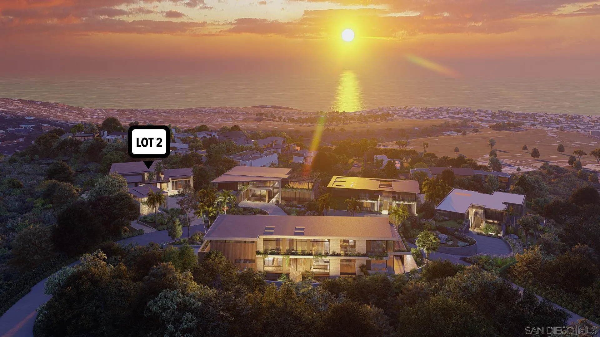 7128 Romero Loop, Unit 2 La Jolla, CA 92037 - Photo 3 of 17 an aerial view of residential houses with outdoor space