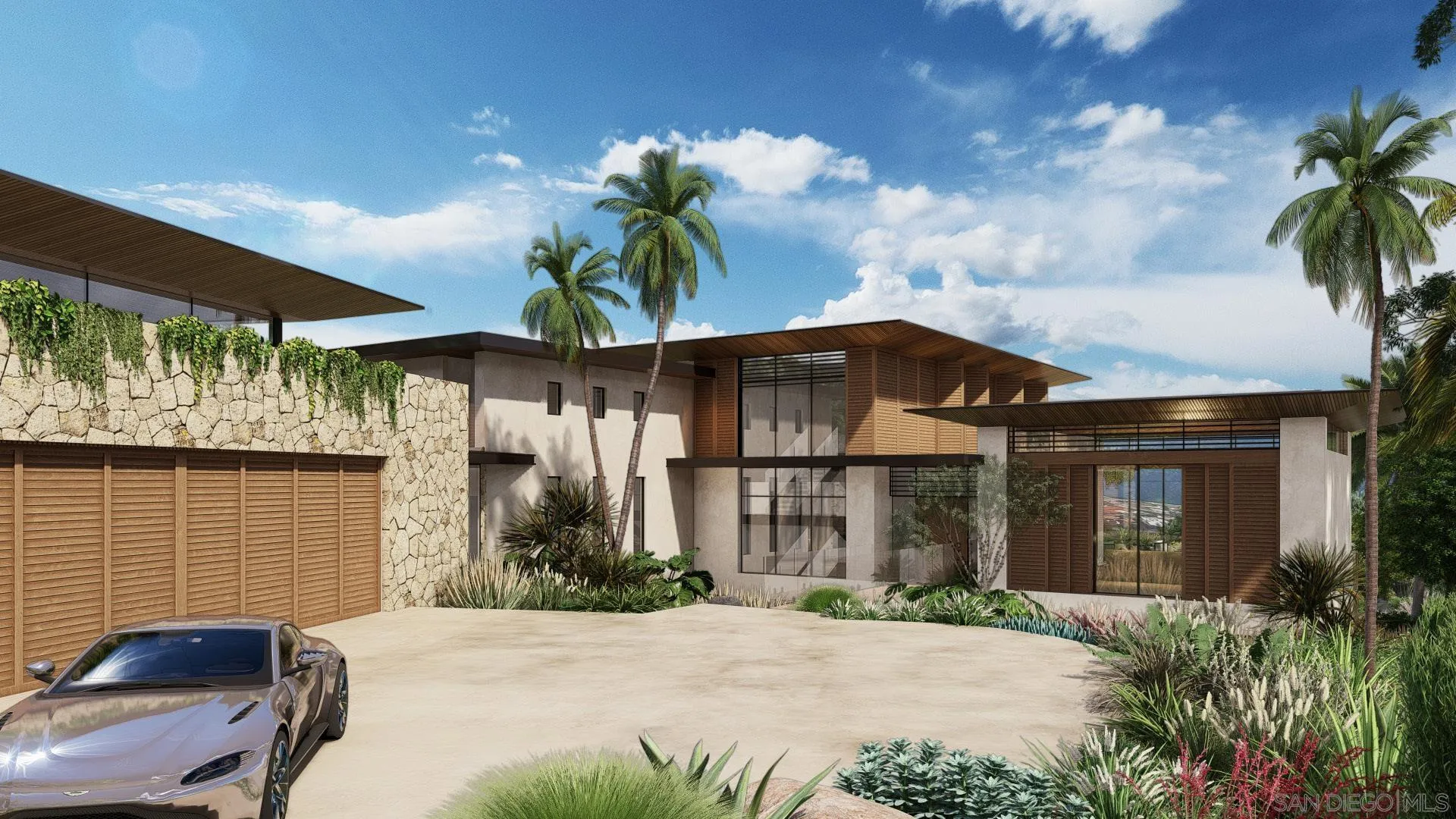 7128 Romero Loop, Unit 2 La Jolla, CA 92037 - Photo 10 of 17 a front view of a house with a yard and potted plants