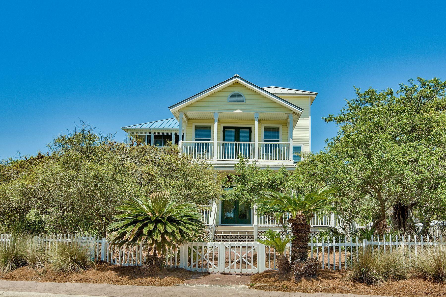 474 Old Beach Road Santa Rosa Beach, FL 32459 - Photo 1 of 24 a front view of a house with a yard