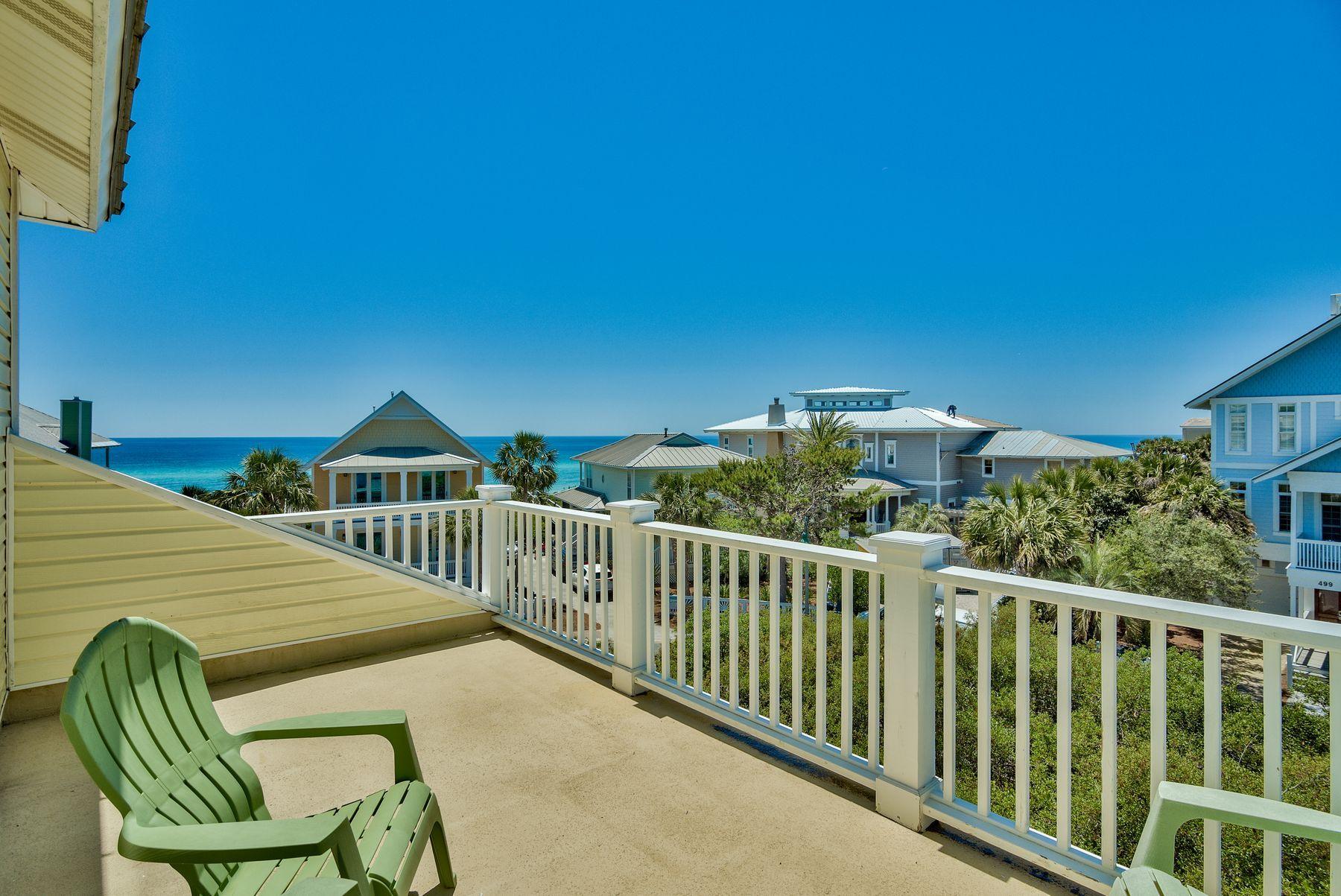 474 Old Beach Road Santa Rosa Beach, FL 32459 - Photo 13 of 24 a view of a balcony with chairs