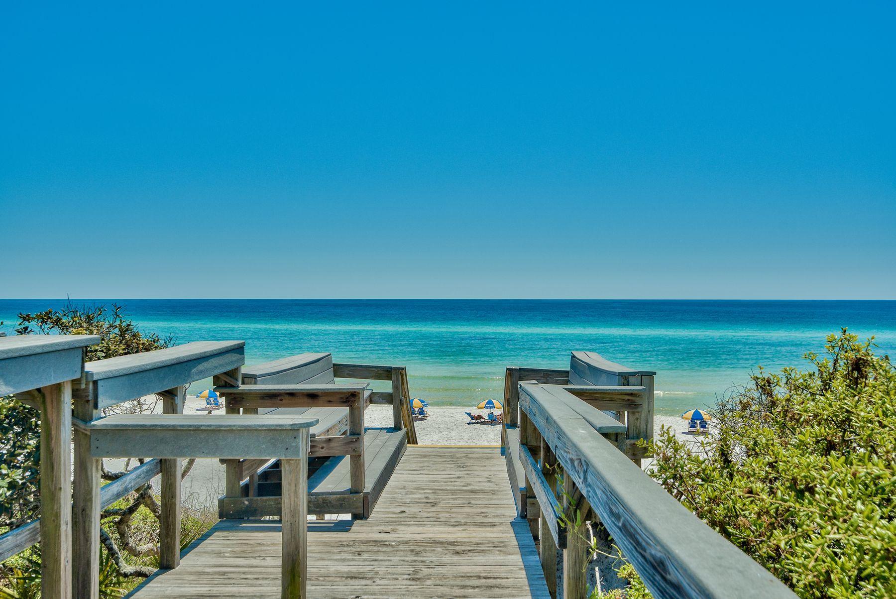 474 Old Beach Road Santa Rosa Beach, FL 32459 - Photo 15 of 24 a view of a terrace with two chairs and a table