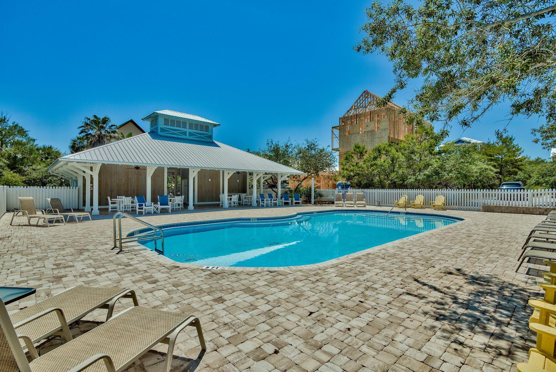 474 Old Beach Road Santa Rosa Beach, FL 32459 - Photo 20 of 24 a view of a house with swimming pool