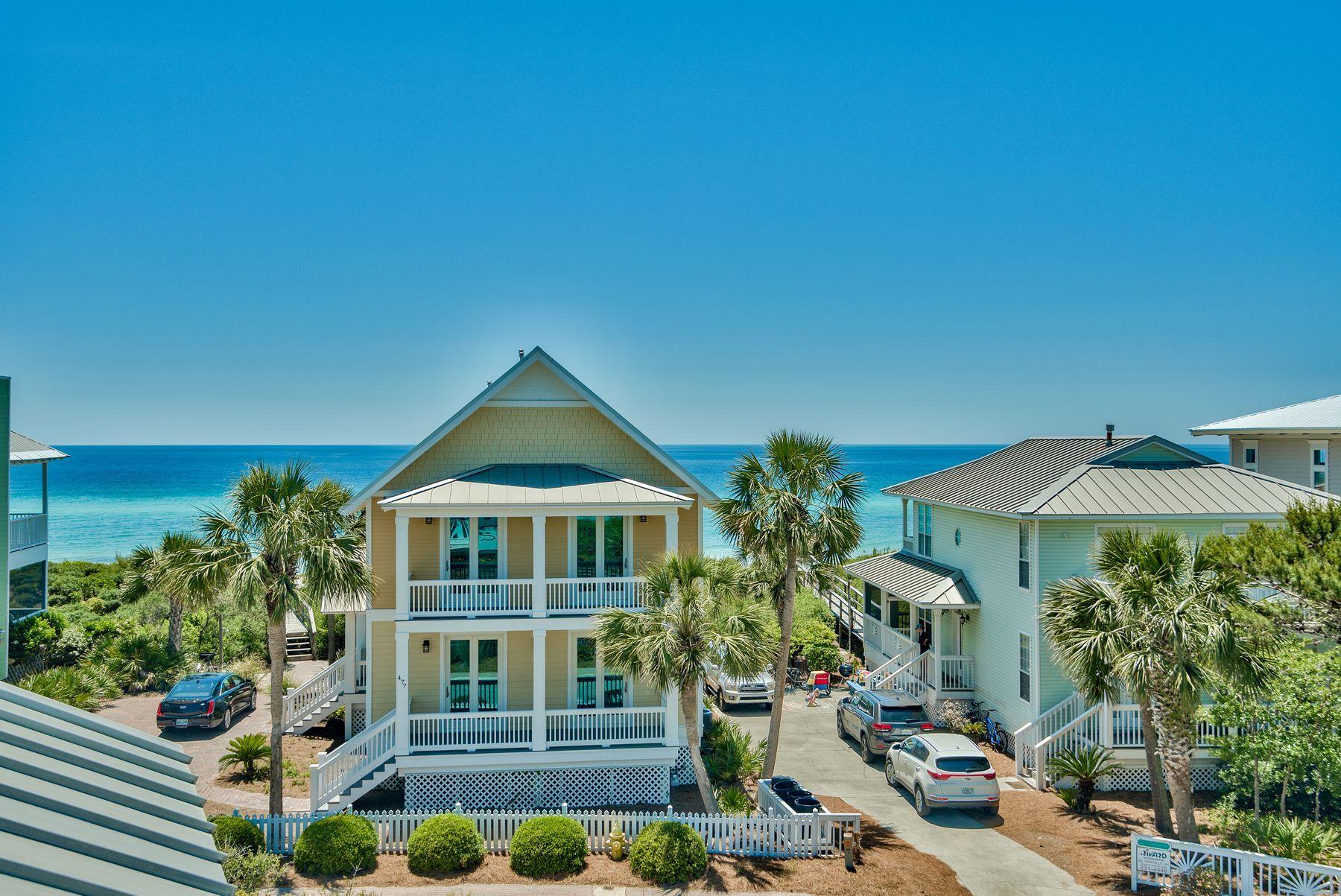 474 Old Beach Road Santa Rosa Beach, FL 32459 - Photo 8 of 24 a front view of a house with garden