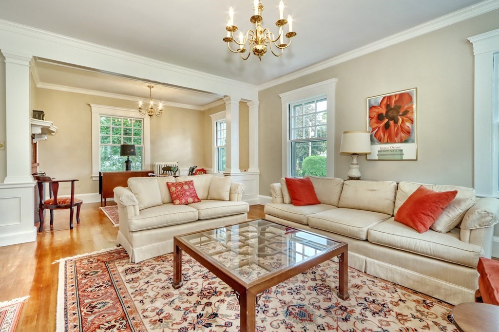 3 Sheffield Road Winchester, MA 01890 - Photo 8 of 42 a living room with furniture and a rug