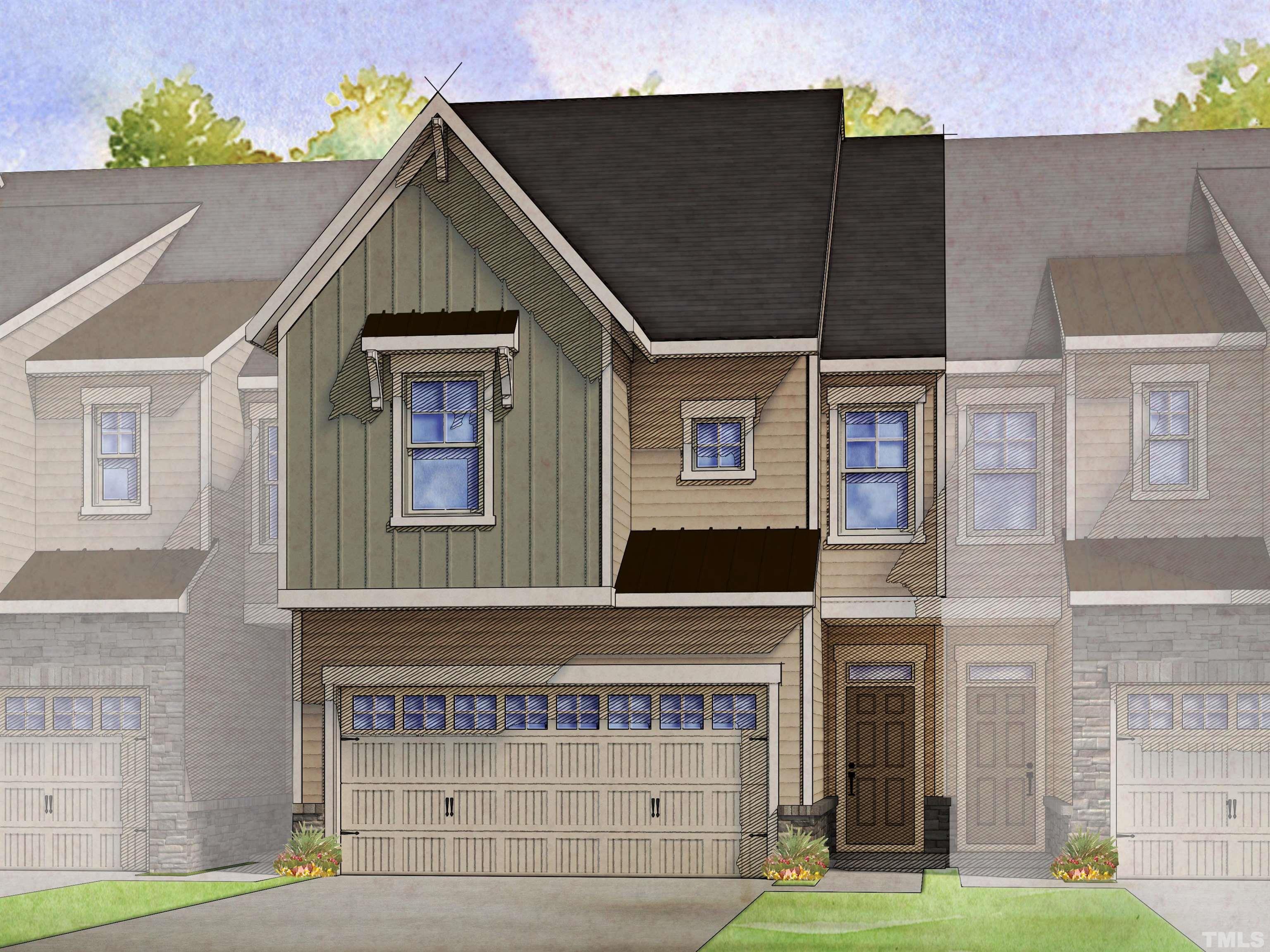 TOWNHOME IS UNDER CONSTRUCTION - Rendering is from builder's library and shown as an example only (colors, features and options will vary).