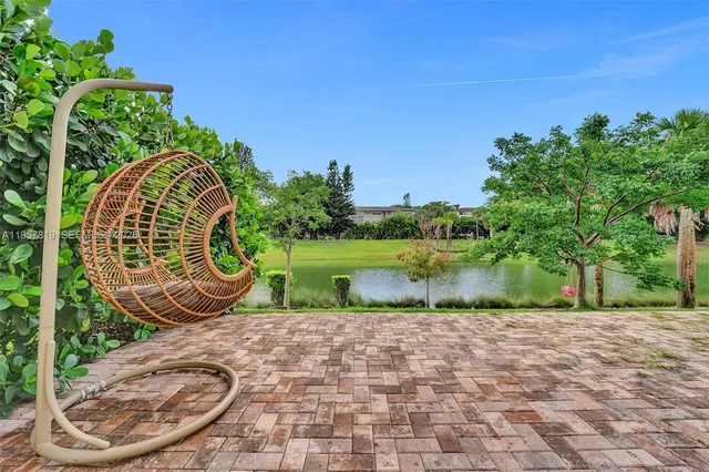 a view of outdoor space yard and swimming pool