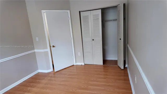 a view of hallway with front door