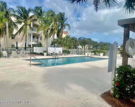 a view of a yard with palm trees