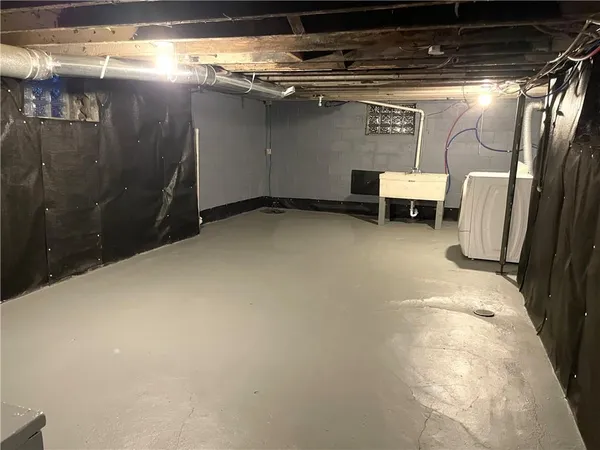 a view of water heater room